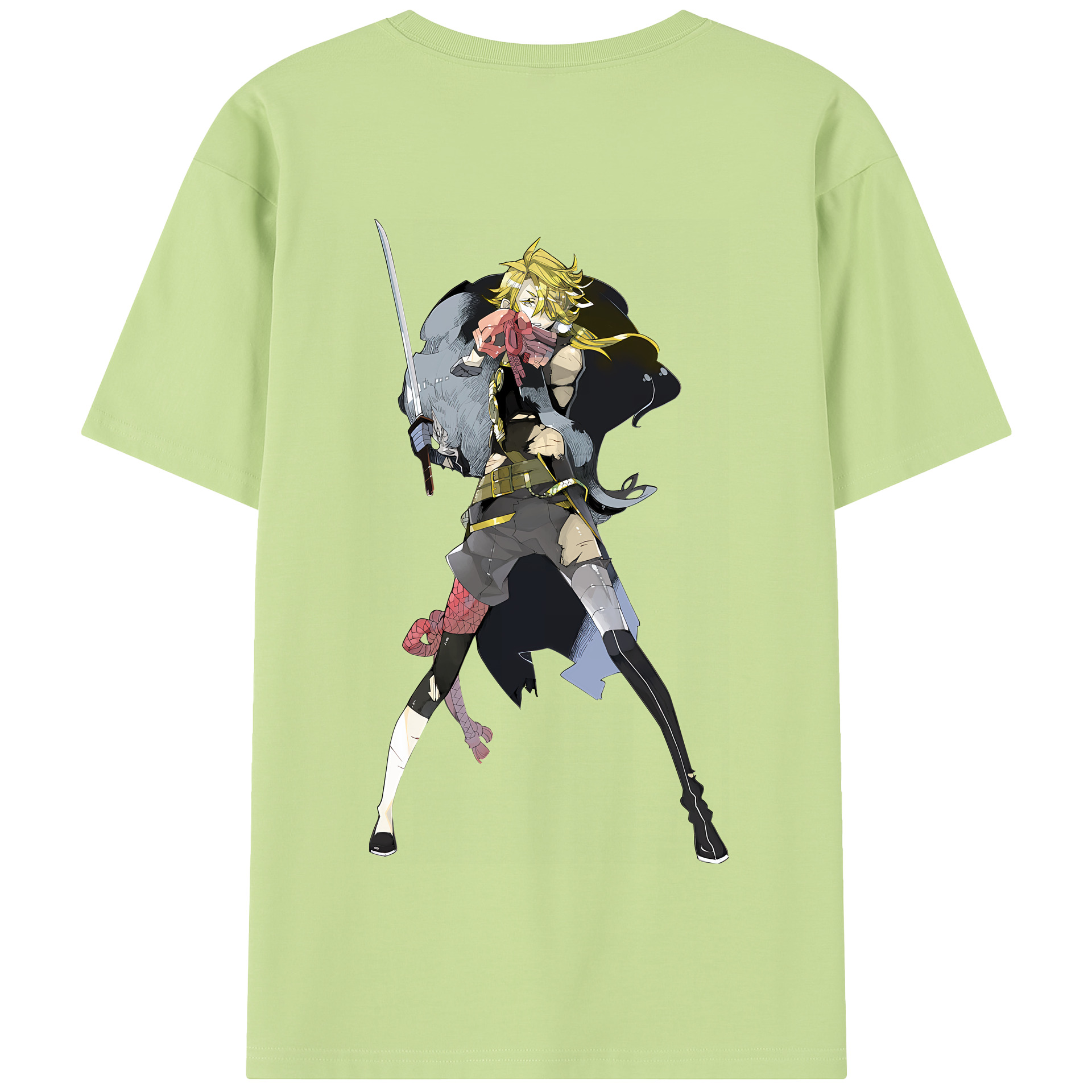 （画像用） 刀剣乱舞 Touken Ranbu 綿100％半袖Tシャツ（背面プリント）